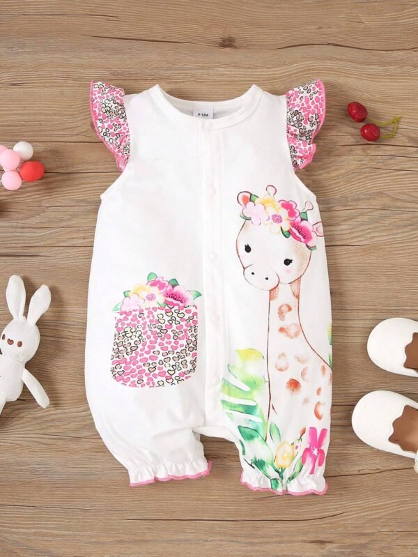 Combinaison girafe blanche