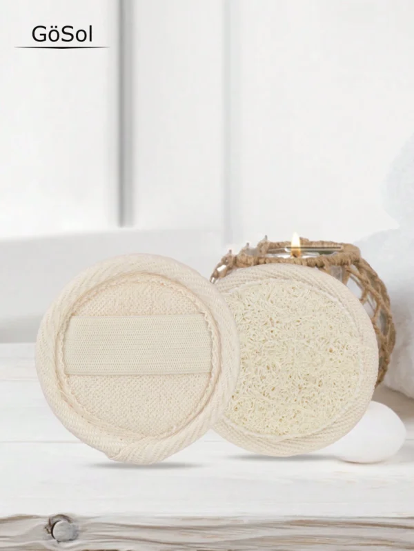 Tampons exfoliants loofah 2 pcs – Image 6