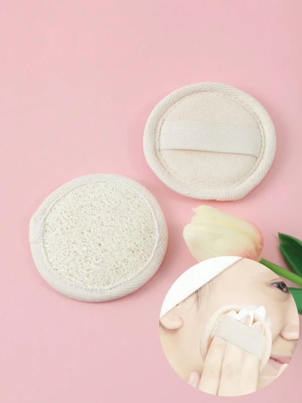 Tampons exfoliants loofah 2 pcs
