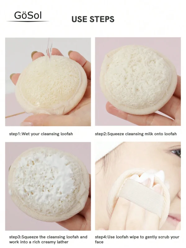 Tampons exfoliants loofah 2 pcs – Image 9