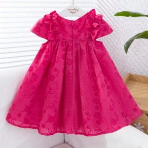 Robe sans manches brodée bébé