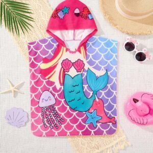 Barboteuse capuche motif sirène