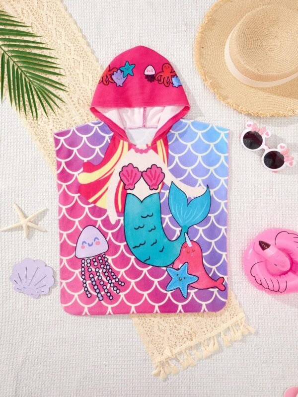 Barboteuse capuche motif sirène