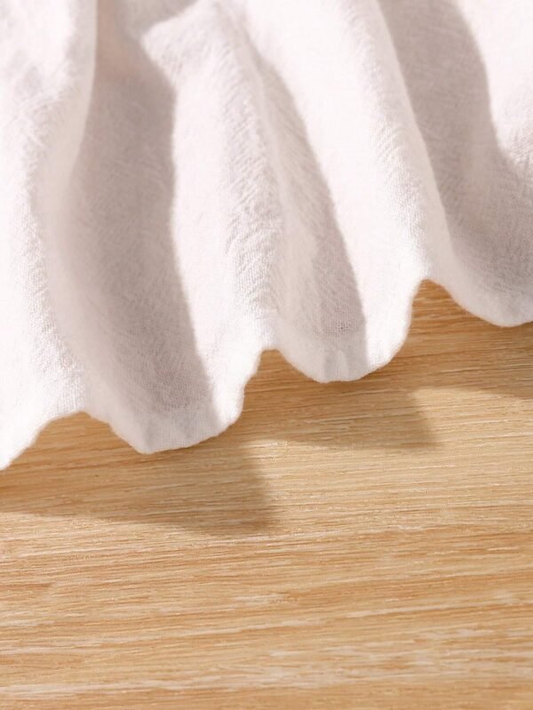 Top sans manches fleurs volants – Image 4