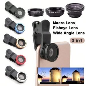 Objectif 3-en-1 macro clip
