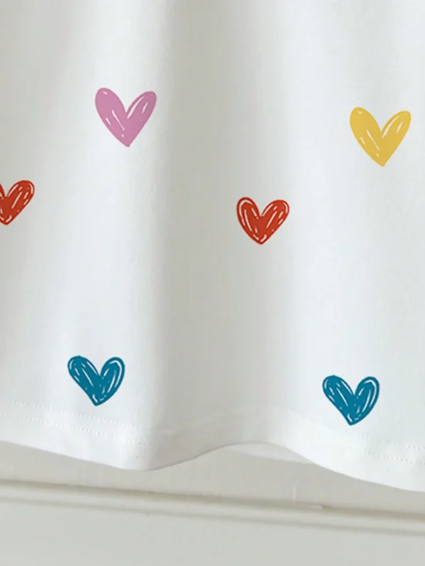 T-shirt manches courtes cœur – Image 5