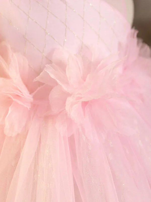 Robe anniversaire fleurs 3D – Image 3
