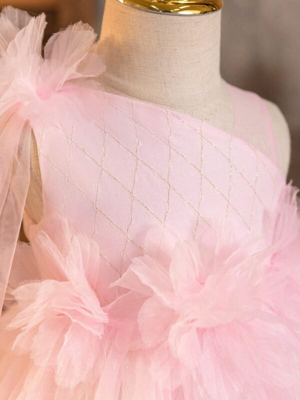 Robe anniversaire fleurs 3D – Image 4