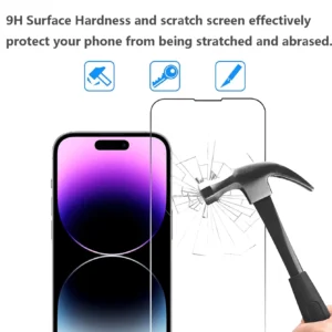 5 pcs verre iPhone multi