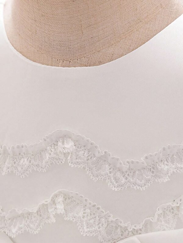 Robe dentelle nœud tulle – Image 5