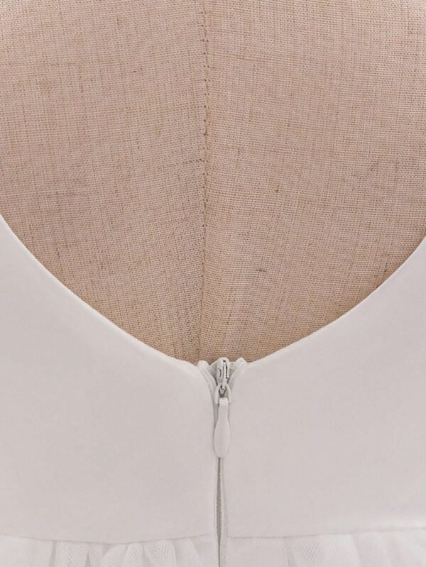 Robe dentelle nœud tulle – Image 8