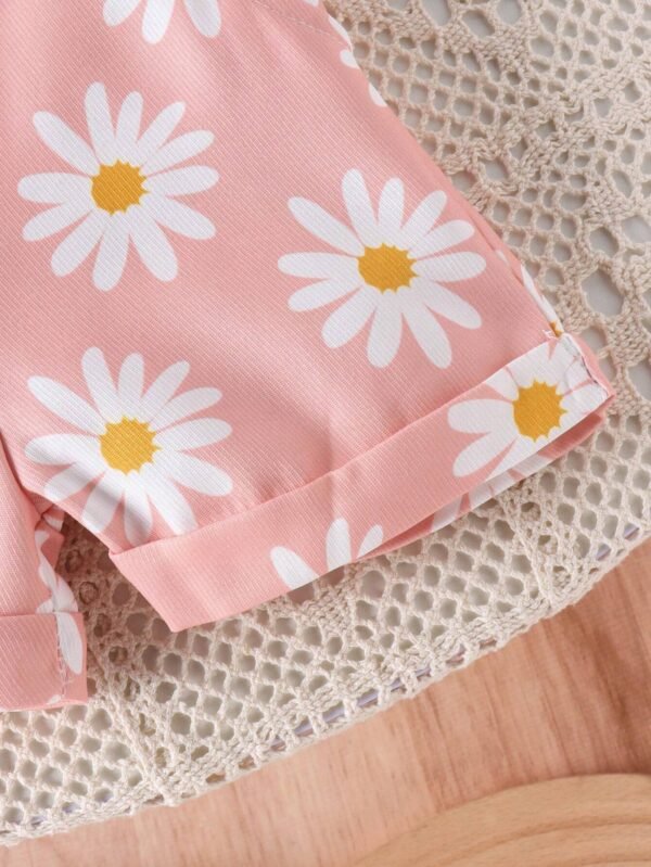 2 pcs salopette + combi fleurs – Image 9
