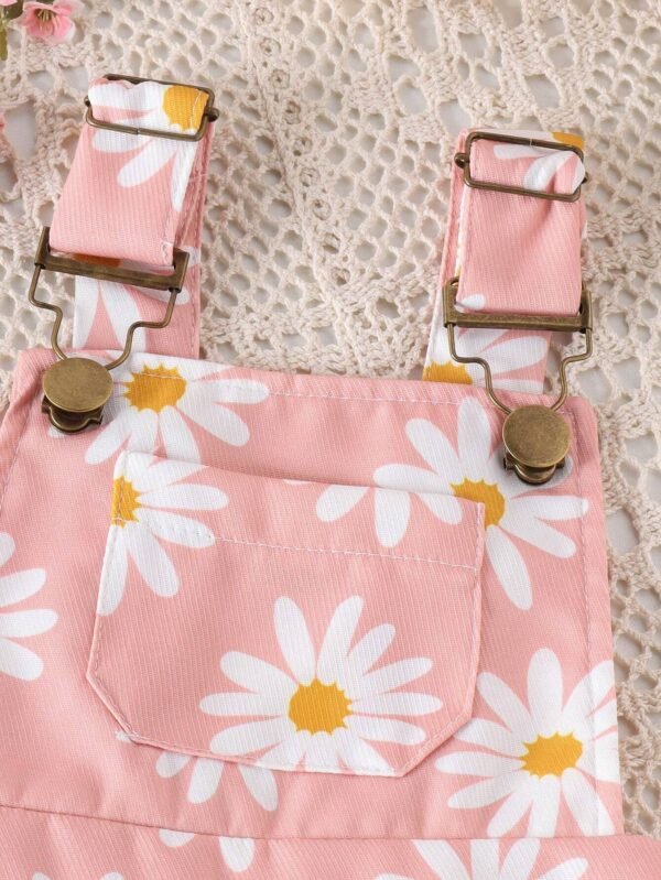 2 pcs salopette + combi fleurs – Image 5