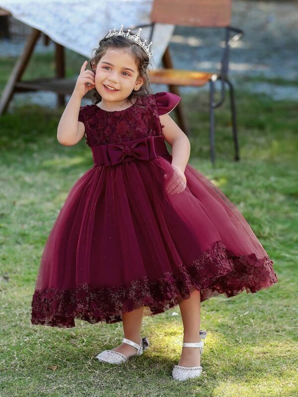 Robe princesse tutu fleurs – Image 3