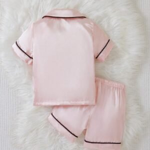 Ensemble 2 pcs pois roses