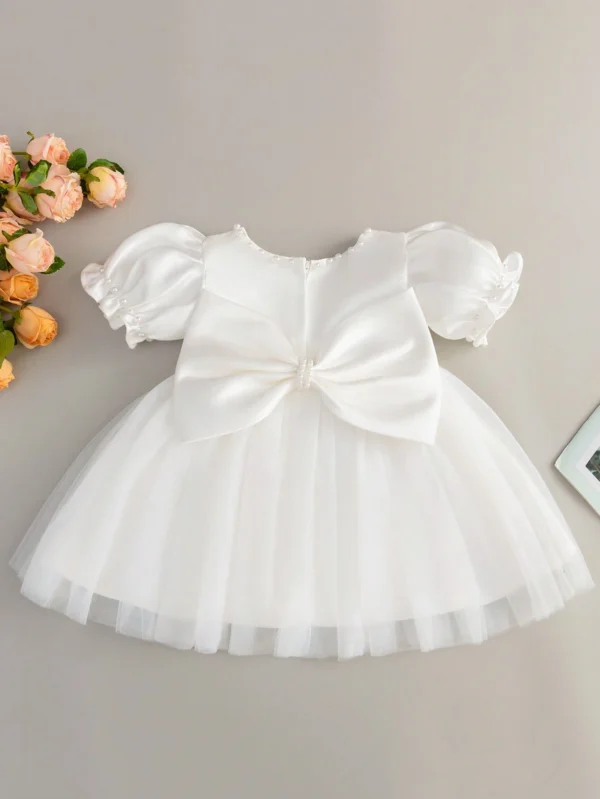 Robe demoiselle tulle blanc