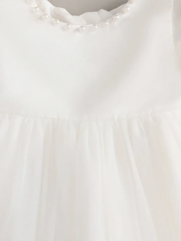 Robe demoiselle tulle blanc – Image 4