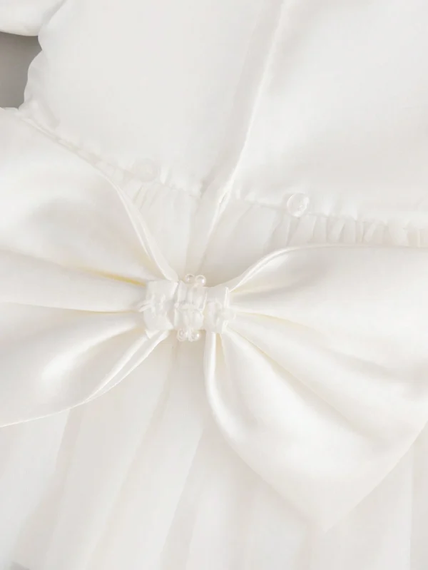 Robe demoiselle tulle blanc – Image 7