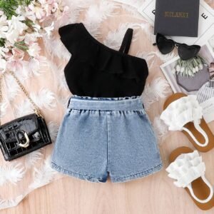 Ensemble jupe denim été