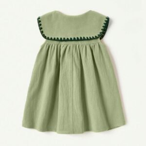 Robe sans manches brodée bébé