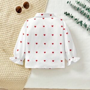 Chemises manches longues pois maman