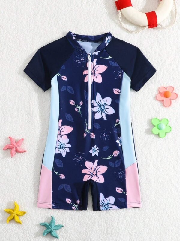 Maillot bain manches chauve-souris