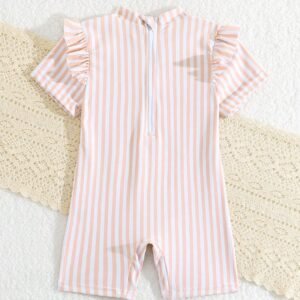 Maillot bain volants bordures