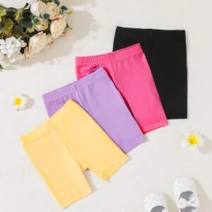 4 pcs shorts coton quotidien