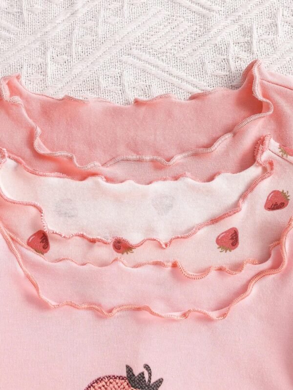 6 pcs pyjama fraise tricot – Image 5