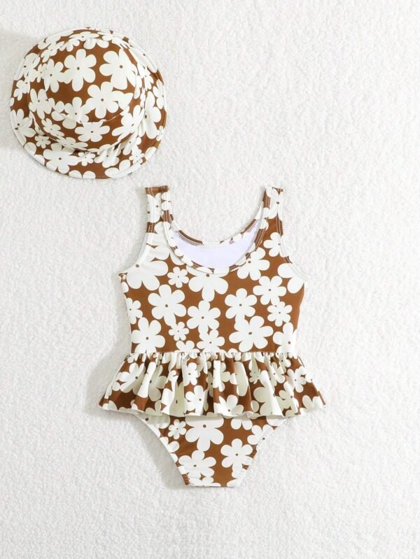 Maillot bain volants fleurs – Image 2
