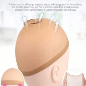 12 pcs bonnets perruque beige