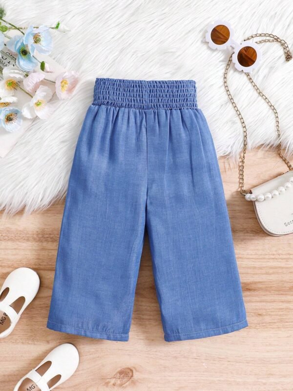 Jean large taille haute rayonne – Image 2