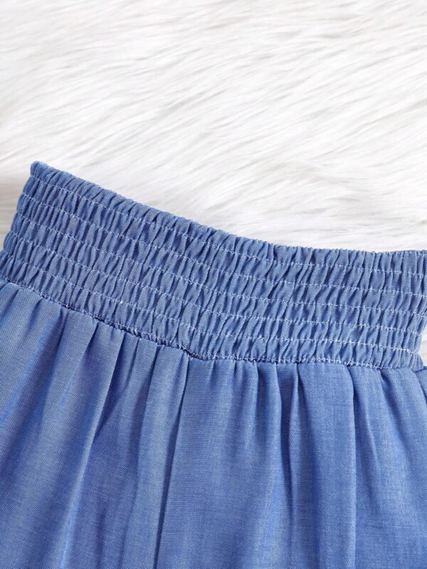 Jean large taille haute rayonne – Image 3