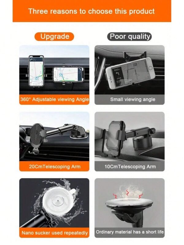 Support voiture multifonction ventouse – Image 6