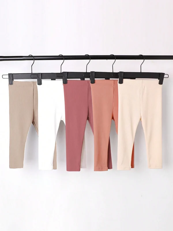 3 pcs pantalons longs unis