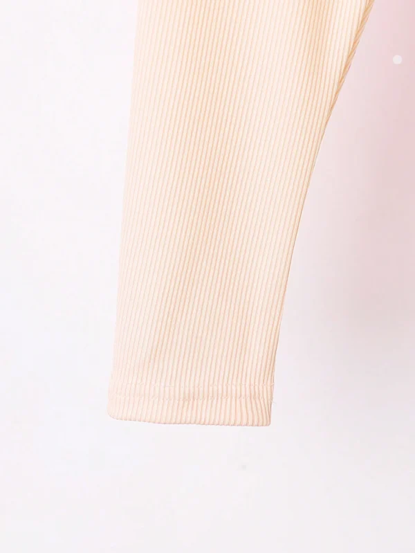 3 pcs pantalons longs unis – Image 3
