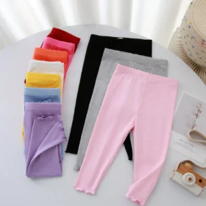 10 pcs leggings tricotés unis