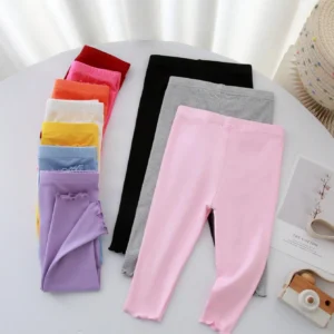 10 pcs leggings tricotés unis