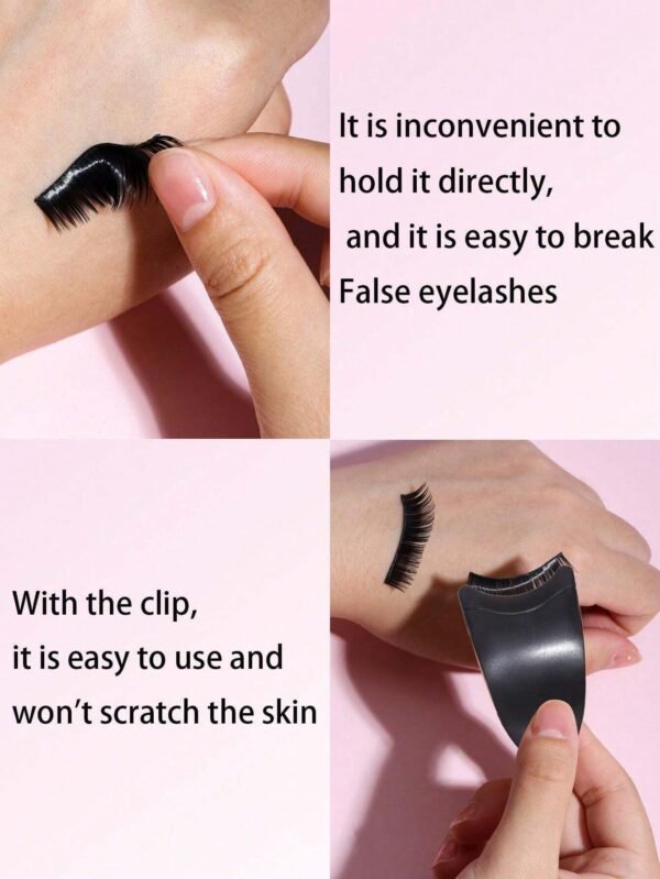 1 pince faux cils noir – Image 3