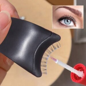 1 pince faux cils noir