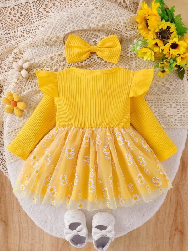 Robe tulle manches longues – Image 2