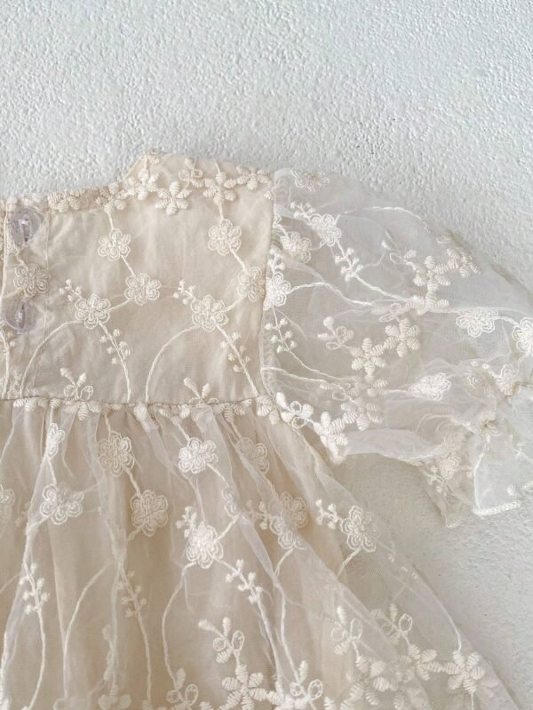 Robe brodée manches courtes – Image 5