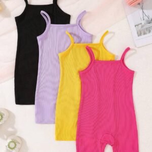 4 pcs barboteuse + short