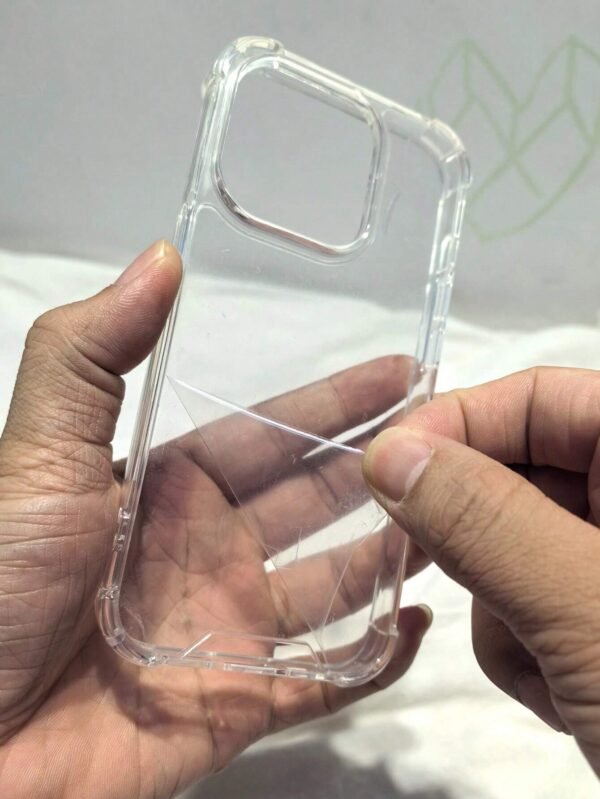 Coque transparente anti-chute luxe – Image 6