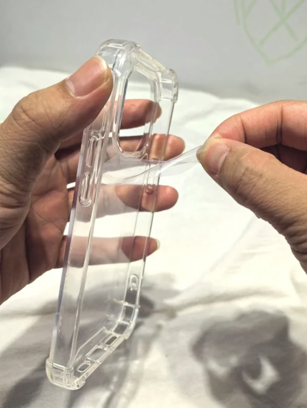 Coque transparente anti-chute luxe – Image 5