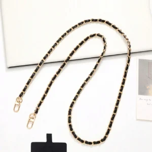 Bandoulière chaîne cuir DIY