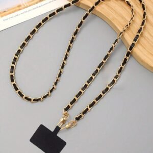 Bandoulière chaîne cuir DIY