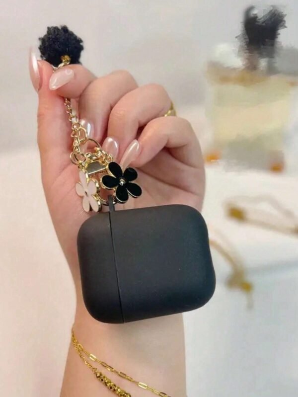 Coque chaîne fleur AirPods – Image 4