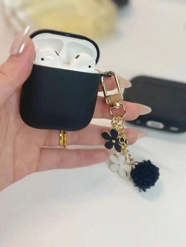 Coque chaîne fleur AirPods – Image 3