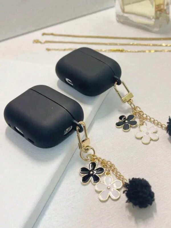 Coque chaîne fleur AirPods – Image 5